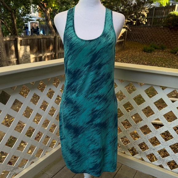 Smartwool Green Racerback Sport‎ Tank Dress Athletic Wear Merino Wool Blend S/M - Picture 2 of 7
